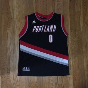 NBA Damian Lillard Jersey Youth Large